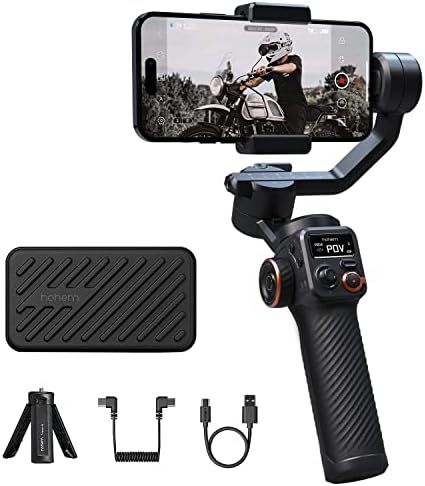 Hohem iSteady M6 Gimbal Stabilizer for Smartphone, 3-Axis Cell Phone Gimbal Built-in OLED Display 400g Payload Reverse Charging Android and iPhone Gimbal with Inception Motion Timelapse: Amazon.co.uk: Electronics & Photo Dji Osmo Mobile, Gimbal Stabilizer, Phone Camera Lens, Camera Movements, Power Out, Intelligent Technology, Vlog Youtube, Game Streaming, Screen Protector Iphone