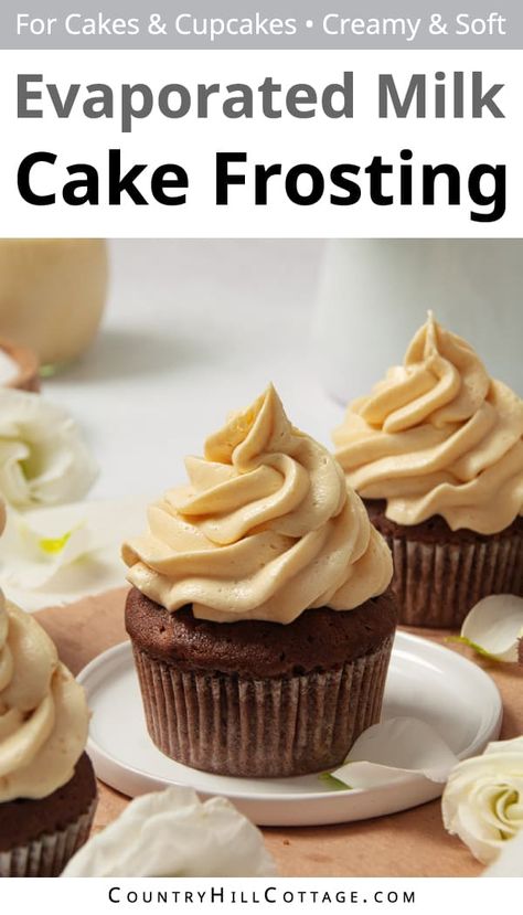 Evaporated Milk Cupcakes, Chocolate Frosting With Evaporated Milk, Evaporated Milk Icing Frosting Recipes, Evaporated Milk Chocolate Frosting, Boiled Milk Frosting Recipe, Evaporated Milk Frosting Recipes, Evaporated Milk Icing, Evaporated Milk Frosting, Icing Without Milk