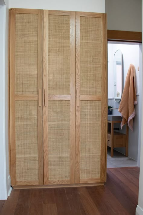 Wooden Fitted Wardrobes, Rattan Finish Wardrobe, Rattan Fitted Wardrobe, Rattan Cupboard Doors, Rattan Closet Doors, Rattan Wardrobe Doors, Wooden Closet Doors, Rattan Closet, Rattan Cupboard