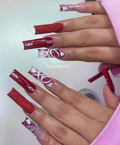 Xoxo Nails, Tacoma Wa, Fire Nails, Valentines Nails, Holiday Nails, Swag Nails, Christmas Nails, Long Nails, My Love