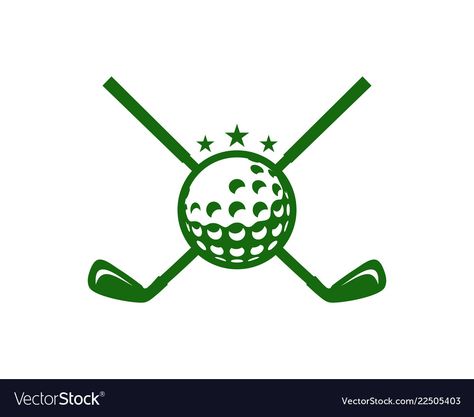 Golf Crest, Golf Clip Art, Golf Logo Design, Golf Stick, Logo Icon Design, Golf Logo, Golf Art, Golf Design, Crest Logo