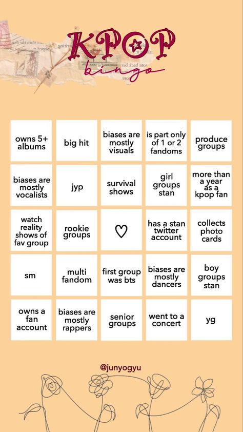 Kpop Bingo, Kpop Survival Show, Kpop Albums, Bingo, Collage, Pins, Quick Saves