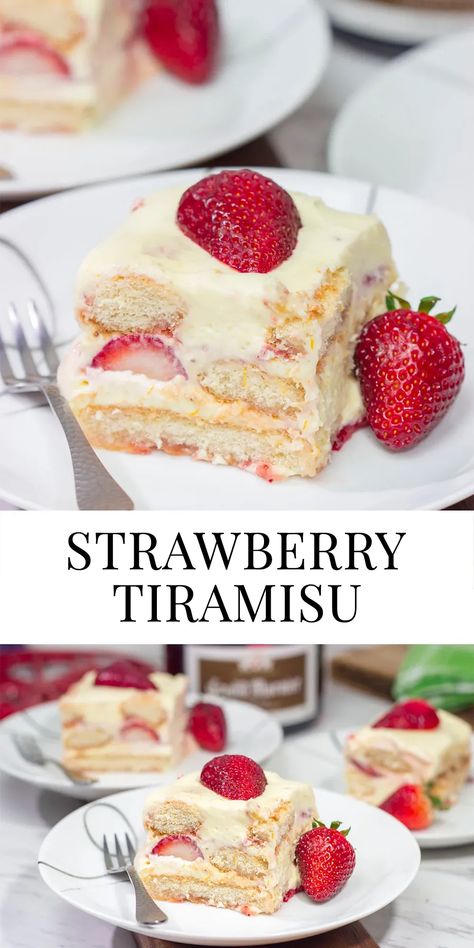 Tiramisu Different Flavors, Tiramisu Recipe Strawberry, Healthy Italian Desserts, Strawberry Tiramisu Cake, Tiramisu Dessert Ideas, Cottagecore Cooking, Raspberry Tiramisu, Cotton Cheesecake, Strawberry Tiramisu