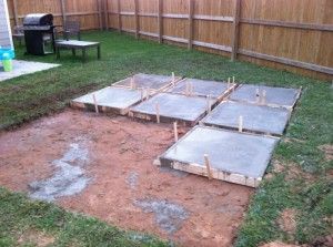 Landscaping Ideas For Big Backyard, Diy Poured Concrete Patio, Self Leveling Concrete Patio, Cement Slab Patio Ideas, Concrete Patio Ideas Diy, Concrete Patio Ideas On A Budget, Concrete Pad Patio Ideas, Diy Cement Pavers, Diy Cement Patio