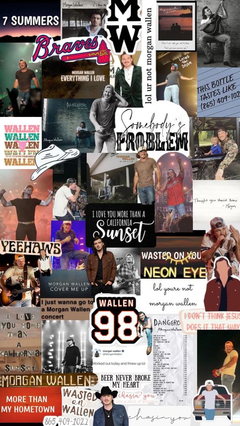 #comp #morganwallen #morganwallencollage #morgan #wallen #like I Love Morgan Wallen, Morgan Wallen Lyrics Wallpaper, Country Lyrics Quotes, Funny Quotes Wallpaper, Country Music Lyrics Quotes, Cute Iphone Wallpaper Tumblr, Cute Images For Wallpaper, Best Country Singers, Country Jokes