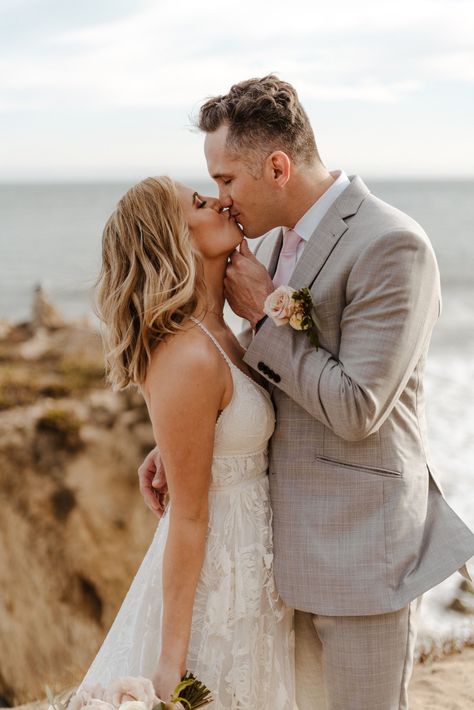 Beach Wedding Pictures In Water, Bride And Groom Beach Photos, Bride And Groom Pictures Beach, Simple Beach Wedding Photos, Beach Wedding Couple Photos, Beach Bridal Photos, Wedding Beach Pictures, Bride And Groom Beach Wedding Photos, Beach Bridal Portraits