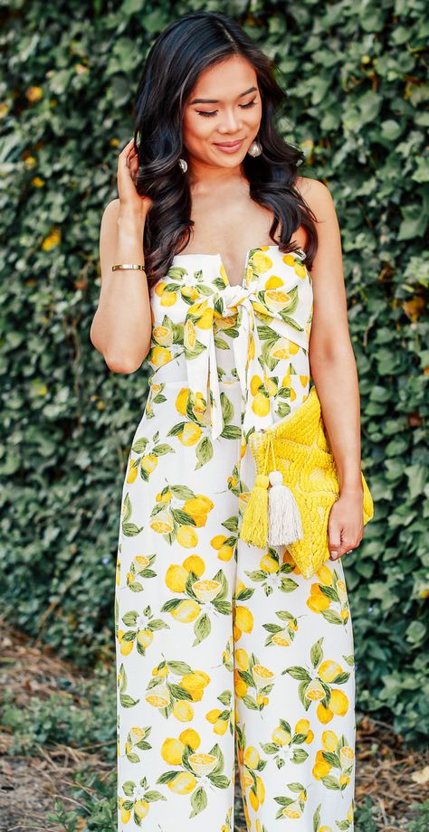 Lemon Print Clothing, Lemon Print Outfit, Lemon Dress Outfit, Lemon Clothes, Lemon Outfit, Lemon Dresses, Lemon Clothing, Citrus Party, Lemon Print Dress