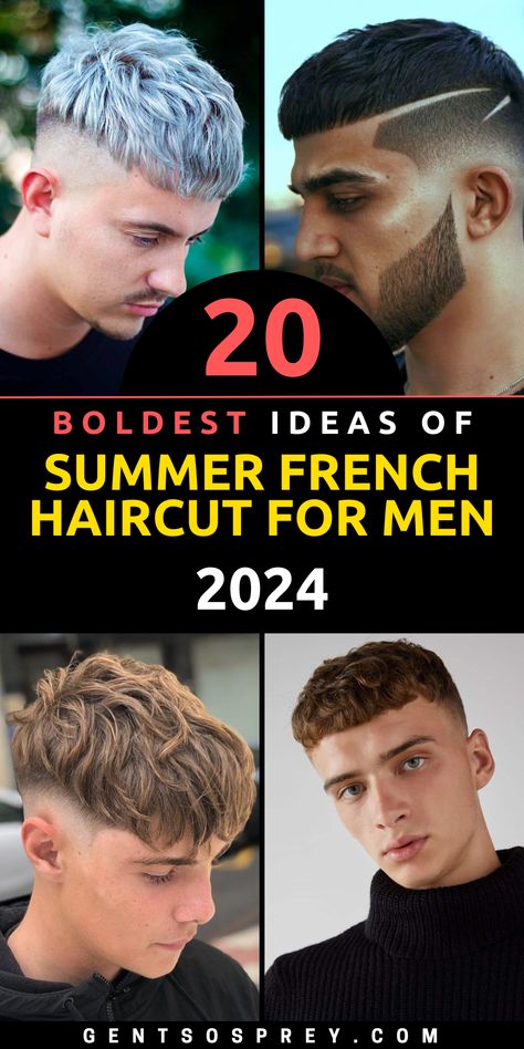 Explore Trendsetting 2024 Men’s Summer French Crops – Fresh & Stylish! Crop Top Men Haircut, Textured French Crop Hair Men, French Crop Top Haircut Men, Crop Top Haircut Men, Messy Crop Haircut Men, Textured Crop Hair Men, Textured French Crop, French Cut Hair, French Crop Hair Men