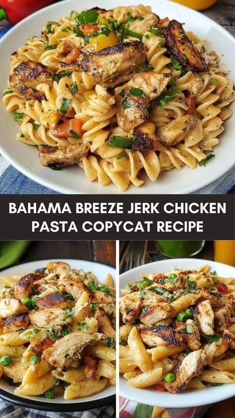 Bahama breeze jerk chicken pasta copycat recipe – Culinary Chase Jerk Pasta Recipe, Bahama Breeze Recipes, Jerk Chicken Pasta Recipe Bahama Breeze, Bahama Breeze Jerk Chicken Pasta, Jerk Pasta, Blackened Chicken Pasta, Jerk Chicken Pasta, Jerk Chicken Recipe, Caribbean Jerk Chicken