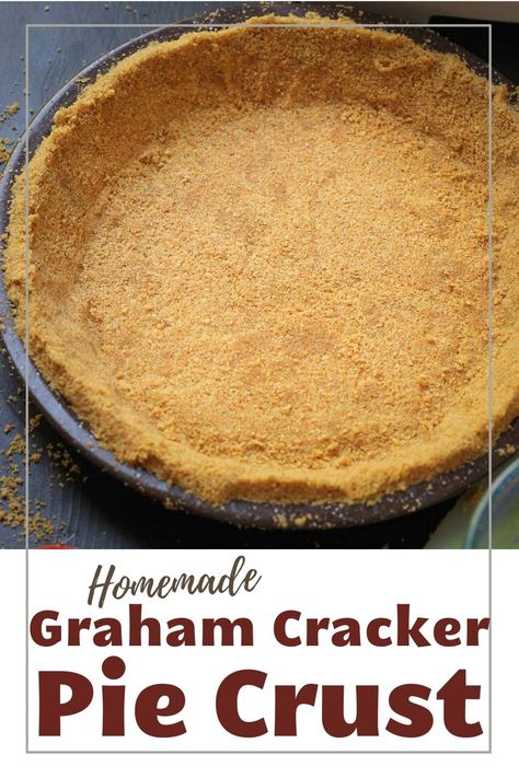 Homemade Graham Cracker Pie Crust, Graham Cracker Crust Pie Recipes, Party Food Easy Cheap, Party Food Easy, Graham Cracker Pie Crust, Cracker Pie Crust, Homemade Graham Cracker, Graham Cracker Pie, Graham Cracker Crust Recipe