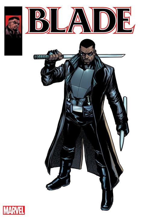 Sink Your Teeth Into Blade's New Era | Marvel Blade Marvel, Day Walker, Black Comics, Vampire Hunter, Marvel Comic Universe, Superhero Comics, Marvel Entertainment, Marvel Comics Art, Man Thing Marvel