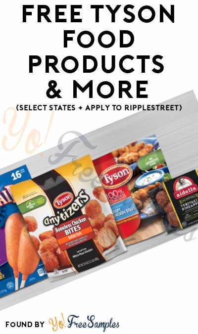 FREE Tyson Food Products & More (Select States + Apply To RippleStreet) - Yo! Free Samples https://yofreesamples.com/food-samples/free-tyson-food-products-more-select-states-apply-to-ripplestreet/ Food Samples, Tyson Foods, Party Pack, Food Products, Free Stuff, Free Samples, Chip Bag, Snack Recipes, Chips