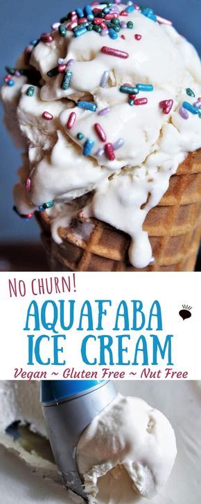 This aquafaba ice cream is simply the best way to make ice cream without an ice cream maker. Easy to make vegan, gluten free and dairy free ice cream. thehiddenveggies.com #veganicecream #aquafabaicecream #nochurnveganicecream #dairyfreeicecream via @https://www.pinterest.com/gfveganmeals/ Aquafaba Recipes, Patisserie Vegan, Vegan Ice Cream Recipe, Plant Based Desserts, Dairy Free Ice Cream, Hidden Veggies, Healthy Ice Cream, Vegan Ice Cream, Köstliche Desserts