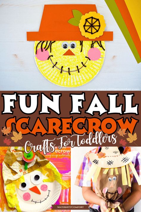 Are you looking for Fall Scarecrow crafts for kids? We've got 10+ Scarecrow craft ideas that are perfect for toddlers and preschoolers! Fall crafts for toddlers that'll keep them busy! Need ideas foll lesson plans or fall themes? These easy scarecrow crafts will do the job! Scarecrow craft printables for kids. Scarecrow crafts for preschool that are easy to set up! Scarecrow Crafts For Toddlers, Scarecrow Crafts For Kids, Scarecrow Craft, Spring Toddler Crafts, Winter Crafts For Toddlers, Fall Crafts For Toddlers, Thanksgiving Crafts For Toddlers, Craft Printables, Scarecrow Crafts