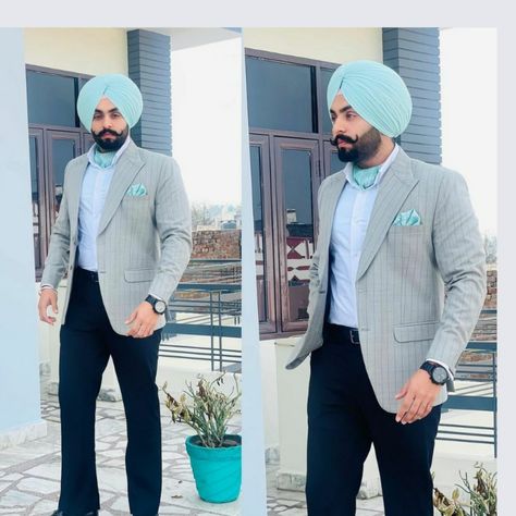 Punjabi Men Wedding Outfit, Cot Pent For Boys, Tarsem Jassar Pics In Coat Pant, Cot Pant For Men Wedding, Cot Pent For Men, Coat Pant For Men Suits Wedding Punjabi, Punjabi Coat Pant With Turban, Sardar Coat Pent, Cot Pant For Men