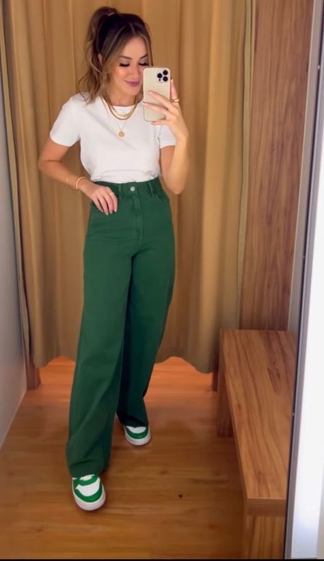 Look Office, Casual Outfit Inspiration, Elegante Casual, Mode Casual, Outfits Verano, Casual Chic Outfit, Casual Work Outfits, Pantalon Large, Fashion Mistakes