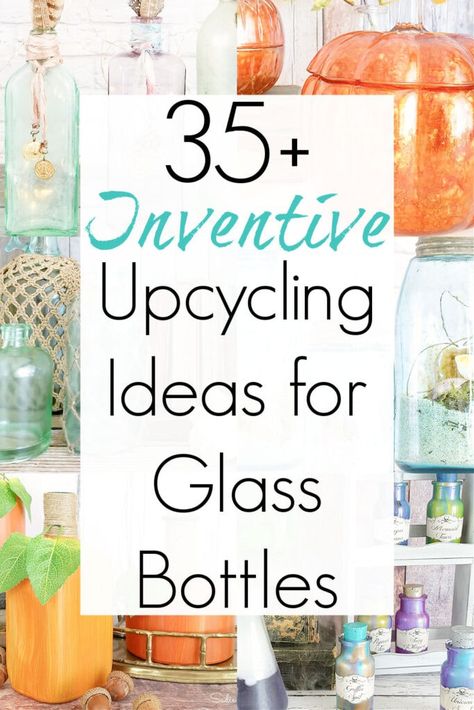 Glass Bottle Windows, How To Paint Glass Bottles Diy, Repurposing Glass Bottles, What To Do With Old Bottles, How To Stain Clear Glass Bottles, Recycled Glass Jars Ideas, Old Glass Bottles Ideas Decor, Crafts With Small Glass Bottles, Glass Bottle Upcycling