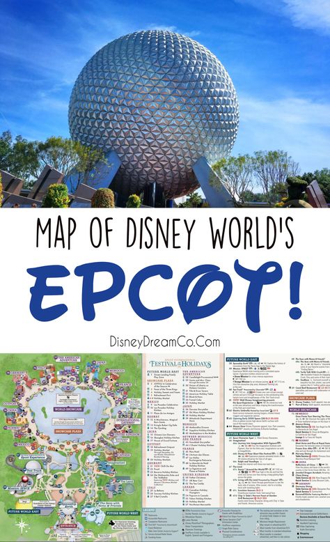 One of the most important things to do to get yourself ready for a Disney vacation is to go over a map! Disney World is HUGE! And you will greatly benefit from getting yourself familiarized with the layout. Check out this Epcot Map. | Travel | Planning | Tips | WDW | #disney #disneyworld #wdw #waltdisneyworld #epcot #map #planning #tips Epcot Map 2023, Map Of Epcot Disney World, Epcot Map, Disney World Itinerary, Disney World Map, Disney World With Toddlers, Disney World For Adults, Disney World Secrets, Disney World Planning Guide