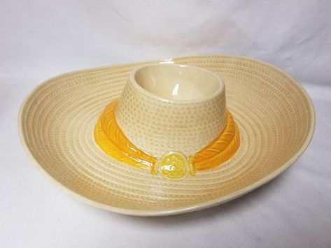 $20 2018 Metlox California Pottery Sombrero Chip&Dip Bowl Hat Party Platter Serving EUC | #1908126927 Cowboy Hat Pottery, Chips And Dip Platter, Sombrero Cowboy, Bowl Hat, Dip Platter, Chips And Dip, Party Platter, Taco Dip, Chip And Dip Bowl