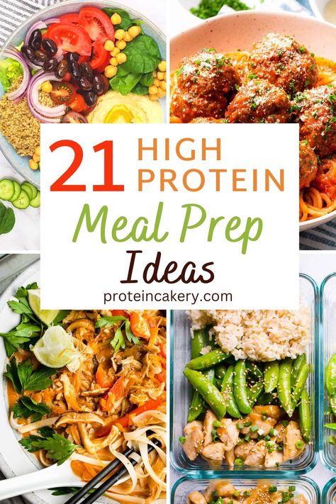 High Protein Meal Prep Ideas, Protein Meal Prep Ideas, Easy High Protein Meal Prep, Pepper Recipes Healthy, Veggie Bowl Recipe, Easy Protein Meals, Creamy Chicken Pasta Recipes, Lean Meats, Easy High Protein Meals