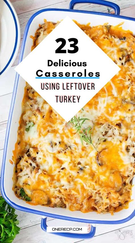 Transform leftover turkey into 23 delicious casseroles, perfect for a cozy meal. Find your new favorite—visit our site for tasty turkey casserole ideas! Turkey Tortilla Casserole, Best Turkey Casserole Recipes, Leftover Turkey Rice Casserole, Turkey Dishes Leftover, Turkey Cobbler, Recipes With Leftover Turkey, Shredded Turkey Recipes, Leftover Turkey Ideas, Turkey Casserole Recipes