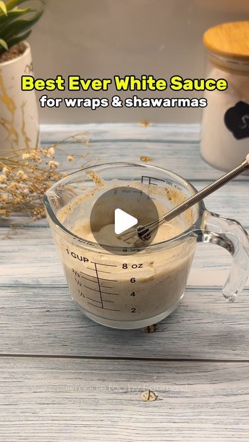 Sauce For Wraps, Homemade Wraps, Making White Sauce, Homestead Recipes, Shawarma Recipe, Tortilla Wraps, White Sauce, Chicken Wraps, Garlic Sauce