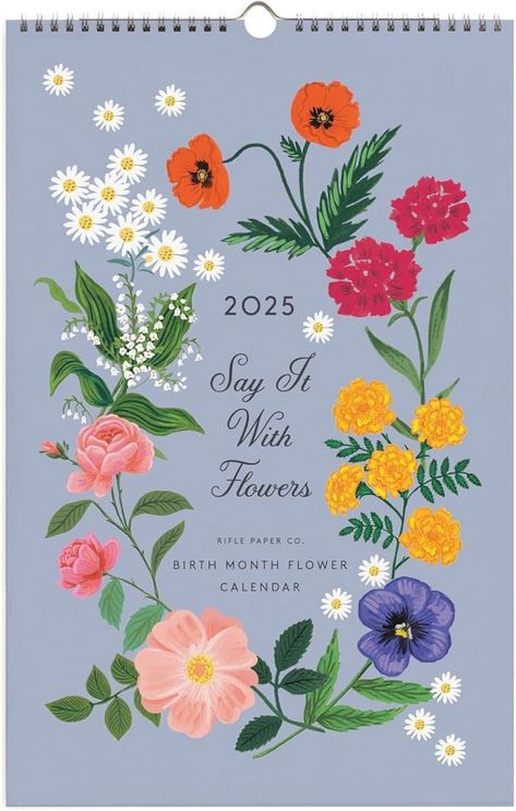 Amazon.com: RIFLE PAPER CO. 2024 Desk Calendar |12 Month Dated Calendar, Beautiful Floral Destination Illustrations, Double Spiral with Center Notch for Easy Hanging (6" L x 7.5" W), Fete des Plantes : Office Products Riffle Paper, Floral Calendar, Flower Calendar, Large Wall Calendar, Canvas Collage, Illustration Quotes, Flower Quotes, Desk Calendar, Birth Month Flowers