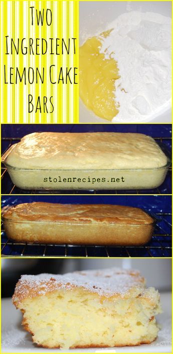 Angel Food Cake Mix And Lemon Pie Filling, Lemon Desert, Two Ingredient Cakes, Lemon Cake Bars, Lemon Angel Food Cake, 2 Ingredient Cakes, Lemon Cake Mix Recipe, Weight Watcher Desserts, Lemon Pie Filling