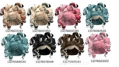 Bun Hair Codes For Berry Ave, Red Hair Codes For Berry Ave, Clothes Codes For Berry Ave, Gyaru Hair, Brown Hair Roblox, Roblox Hair, Two Toned Hair, Hair Roblox, Blocksburg Room Ideas￼