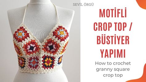 Knit Vest Pattern Free, Vest Pattern Free, Blusas Top, Knit Vest Pattern, Bra Cup, Vest Pattern, Crochet Crop Top, Boho Crochet, Crochet Tops