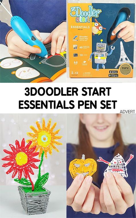 How To Use The 3Doodler Start Essentials Pen Set 3d Pen Ideas Easy, 3doodler Ideas, Soothing Recipes, 3doodler Creations, 3d Doodle Pen, Majčin Dan, 3d Pen Stencils, Pens For Drawing, 3d Drawing Pen