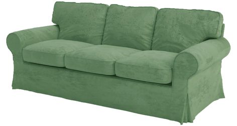 PRICES MAY VARY. ektorp sofa cover slipcover chair couch armchair Specifically designed to be pets friendly. It has no shrinkage after wash, no wrinkle issue. The package includes 7 pieces for 3 seat Ektorp Sofa, 3 pieces for Ektorp Chair, and 2 pieces for Ektorp Ottoman, and 12 pieces for Ektorp 2+2 Sectional. We only use high quality Velvet material for this replacement Ektorp sofa cover, and we run a number of tests to make sure that our cover fits well. Velvet Sofa Cover Ideas, Moss Green Velvet Sofa, Old Sofa Makeover Ideas, Green Couch Decor, Ektorp Chair, Sofa Covers Slipcovers, Ektorp Sofa Cover, Couch Slipcovers, 3 Sofa