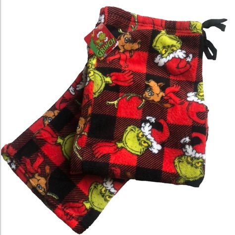 Brand New De Seuss Grinch Women’s Sleep Pants Lounge Wear Pj’s Size : 1x Measurements Approximately: Waist 23 With Adjustable Drawstring Inseam: 31 Super Soft 100% Polyester Smoke/Pet Free Home N1 Fluffy Pj Pants, Halloween Pajama Pants, Grinch Pajamas, Christmas Pj Pants, Adult Onesie Pajamas, Dr Seuss Grinch, Black And White One Piece, Christmas Pajama Pants, Cute Pjs