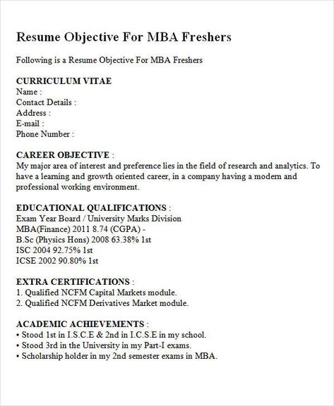 career objective for mba finance fresher Objective Resume Ideas, Simple Job Application Letter, Mba Resume, Objective For Resume, Career Objectives For Resume, Finance Resume, Fresher Resume, Applying For A Job, Career Objective