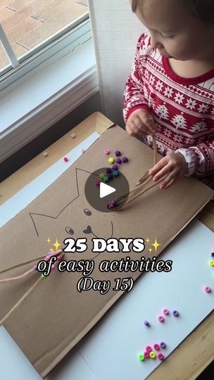 98K views · 938 reactions | Here’s easy kids fine motor skills activity that’ll keep your little one entertained and learning through play! Draw a cat on cardboard and attach pipe cleaners as whiskers! Use cute heads to decorate them and make fun designs! This activity is perfect to promote fine motor skills, pinch, grasp, dexterity, patience, focus and so much more! Save this & follow for more of 25 days of easy activities with minimal prep! #easyactivities #toddler #paisleyscorner #DIY #fun #family | Lily b Coco - Silly Miss Lily From Paisley's Corner | Lily b Coco - Silly Miss Lily From Paisley's Corner · Original audio Fine Motor Skills Activity, Motor Skills Activity, Finger Gym, Draw A Cat, Cat Activity, Fine Motor Skills Activities, Motor Skills Activities, Easy Activities, Pipe Cleaners