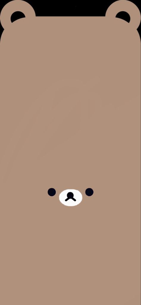 Bear Iphone Lockscreen, Wallpaper With Ears Iphone, Cute Plan Wallpapers, Bear Frame Wallpaper, Cute Ear Wallpaper Iphone, Bear Lockscreen Iphone Wallpapers, Bear Shaped Wallpaper Iphone, Cute Bear Ears Wallpaper, Iphone Wallpaper With Ears