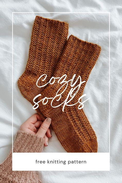 Free Slipper Sock Knitting Patterns, Easy Knitted Socks Free Pattern, Worsted Socks Knitting Pattern, Knitted Socks Free Pattern For Beginners Circular Needles, Sock Yarn Patterns Knitting, Double Knit Socks Free Pattern, Sick Knitting Pattern, Free Socks Pattern, Worsted Sock Pattern