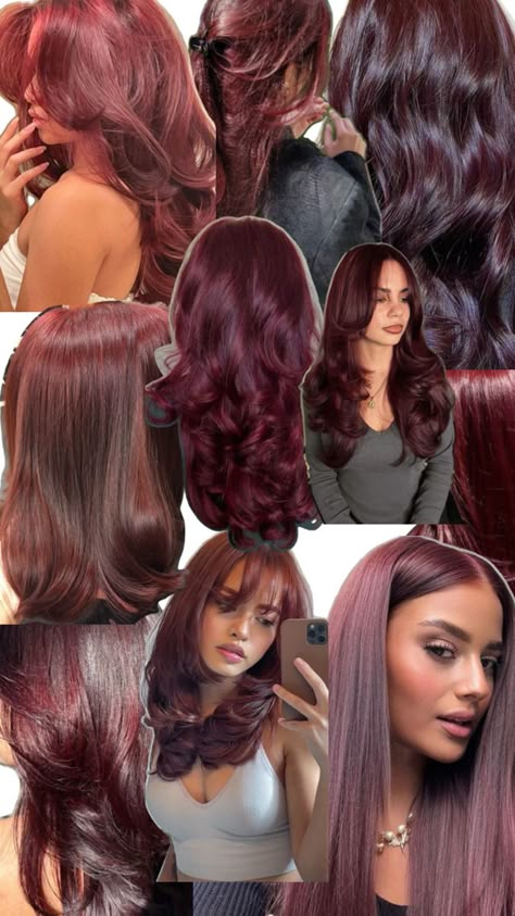 Red Hair 90s Style, Red Hair With Ginger Highlights, Different Types Of Red Hair, Cheery Red Hair Colour, Black Hair With Ginger Highlights, Dua Lipa Red Hair, Hair Color For Latinas, Good Hair Colors For Pale Skin, Cherry Cola Highlights