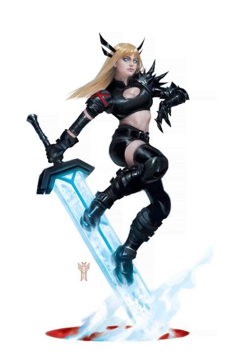 Magik Marvel, Comic Script, Catwoman Comic, Dc Comics Women, Harley Quinn Comic, Marvel Characters Art, Marvel Comics Art, Marvel Girls, Marvel Women