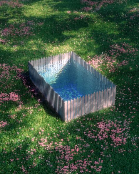 Private pool . . . . . #b3d #blender3d #3dart #3dartist #houdinifx #surrealart #digitalart | Instagram 3d Pool, Dreamscape Architecture, 3d Ideas, 3d Landscape, Dreamcore Weirdcore, Video Artist, Strange Places, Photo Op, 3d Artist