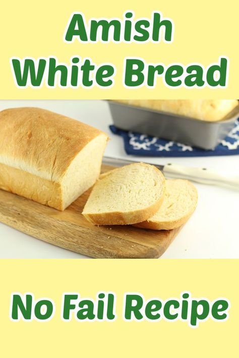 A no fail recipe for the very best tender, fluffy white sandwich loaf bread with a slightly sweet taste. Use your Instant Pot to proof the dough to speed up the process. White Bread Recipe Homemade, Homestead Urban, Homesteading Urban, Quick Homemade Bread, Amish White Bread Recipe, Healthy Homemade Bread, Best Homemade Bread, Homestead Skills, Easy Homemade Bread