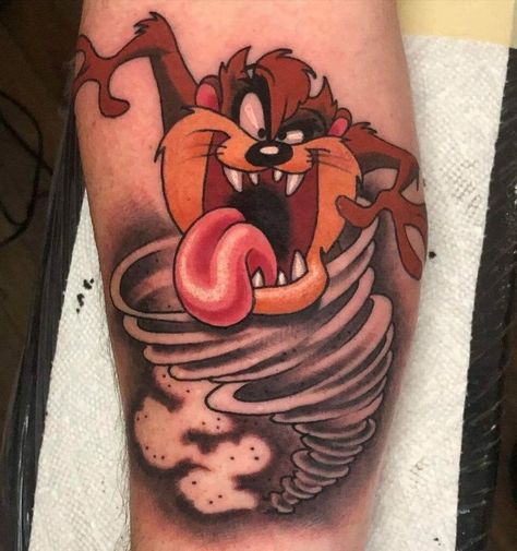 Taz Tattoo, Inked Sketch, Brother Tattoo, Tattoos Drawing, Devil Tattoo, Bunny Tattoos, Mommy Tattoos, Cartoon Character Tattoos, Tattoos For Lovers