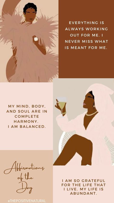 When A Woman Is Loved Right Quotes, Inspiring Quote Aesthetic, Positive Lifestyle Quotes, Spiritual Journey Black Women, Positive Affirmation Black Women, Morning Affirmations Black Women, Faith Affirmations Quotes, Black Woman Affirmation Art, Spiritual Self Love Art