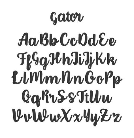 Cursive Bubble Letters Fonts, Abc Lettering, Cursive Letters Font, Font Fancy, Cute Fonts Alphabet, Letras Cool, Font Aesthetic, Hand Lettering Alphabet Fonts, Font Cursive