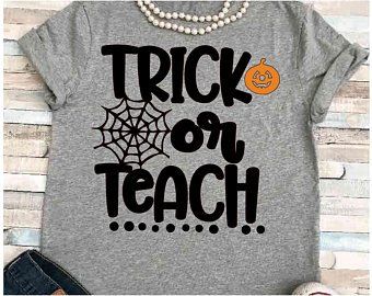 Halloween svg | Etsy Teaching Shirts, Kindergarten Shirts, Cricut Halloween, Teachers Halloween, Group Shirts, Teacher Svg, Vinyl Shirts, Teacher Outfits, Teacher Tshirts