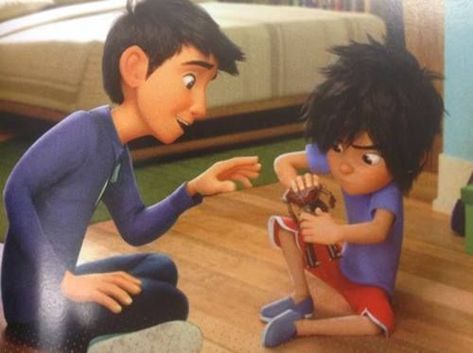 BABIIIIIIEEEEEES Hiro And Tadashi, Disney Big Hero 6, Tadashi Hamada, Kubo And The Two Strings, Hiro Big Hero 6, Hiro Hamada, The Dictator, Pixar Movies, Baymax