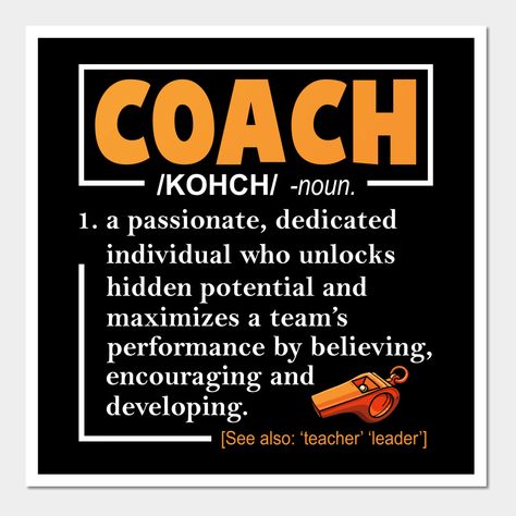 Good Coach Vs Bad Coach Quotes, Coach Apparel, Funny Coach Quotes, Hockey Crafts, Coach Appreciation Gifts, Cricket Coaching, Teacher Leader, Softball Stuff, Coach Of The Year