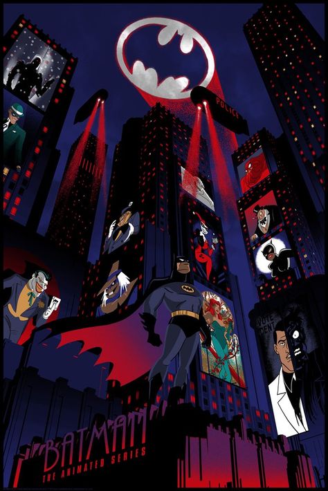 Batman Show, Xman Marvel, Batman Animated Series, Batman Animated, Gotham Batman, Batman Pictures, Dc Comics Wallpaper, Batman Poster, Univers Dc