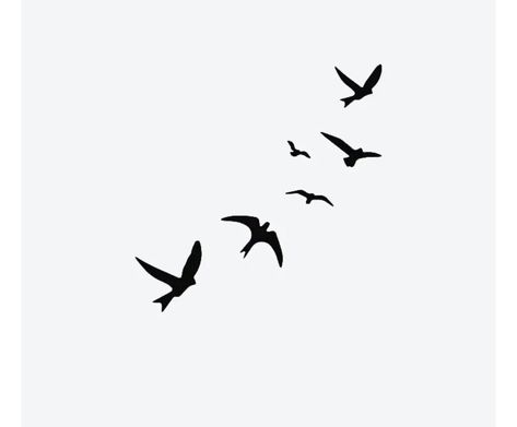 Bird Taking Flight Tattoo, Flying Finch Tattoo, Flying Bird Tattoo Men, Bird Flock Tattoo, Flock Of Birds Tattoo, Finch Tattoo, Isle Of Flightless Birds, Concept Tattoo, Bird Tattoos Arm