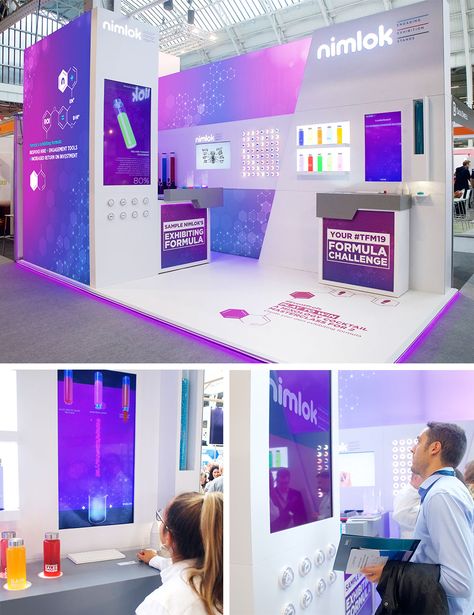 The Nimlok Laboratory featured at Technology for Marketing 2019 at Olympia London where we helped marketers to learn our secret scientific formula to exhibiting success. With on stand media, Nimlok experts and phygital engagement our stand drew a crowd sparking engaging conversations with marketers. #TFM19 #exhibition #exhibitionstands #engagement #events #exhibitiondesign #marketing #eventprofs #london Technology Exhibition Design, Event Stand Design, Technology Booth Design, Modern Exhibition Booth Design, Exhibit Booth Design, Tradeshow Design, Online Portfolio Design, Booth Design Exhibition, Event Booth Design